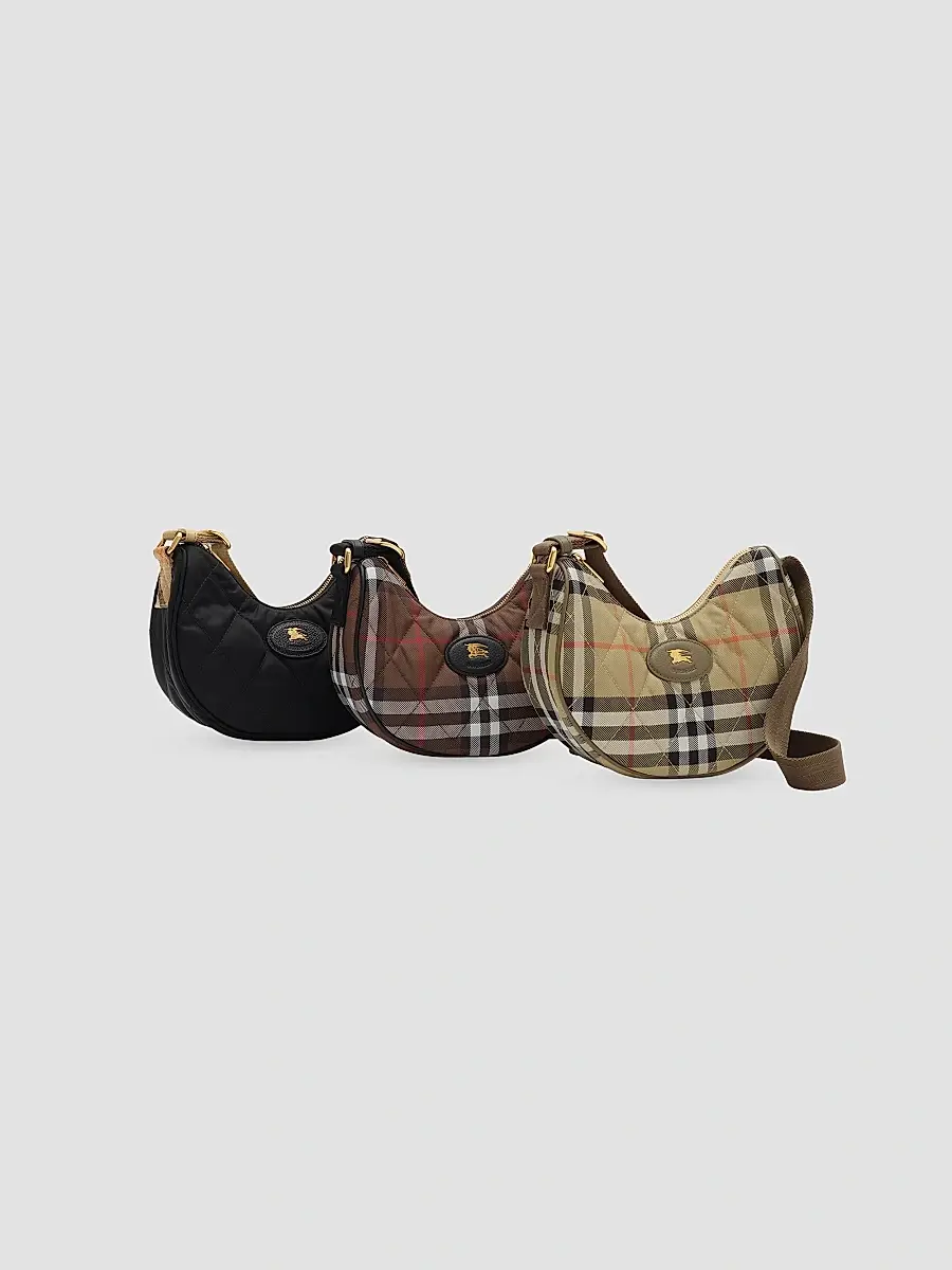 Burberry Women's Horseshoe Check Crossbody Bag | Thumbnail 5