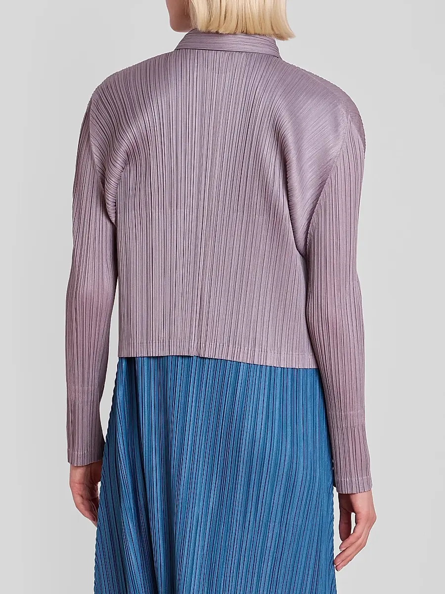 Pleats Please Issey Miyake Women's Monthly Colors: August Blouson Jacket | Thumbnail 3 Pleats Please Issey Miyake Women's Monthly Colors: August Blouson Jacket | Thumbnail 3
