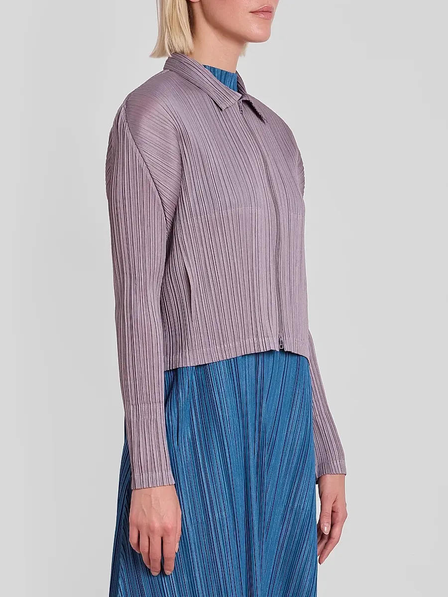 Pleats Please Issey Miyake Women's Monthly Colors: August Blouson Jacket | Thumbnail 4 Pleats Please Issey Miyake Women's Monthly Colors: August Blouson Jacket | Thumbnail 4