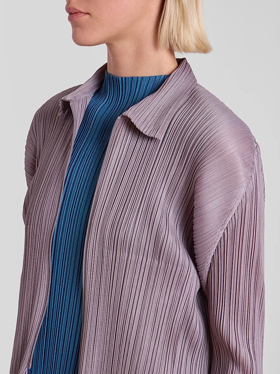 Pleats Please Issey Miyake Women's Monthly Colors: August Blouson Jacket | Thumbnail 5 Pleats Please Issey Miyake Women's Monthly Colors: August Blouson Jacket | Thumbnail 5