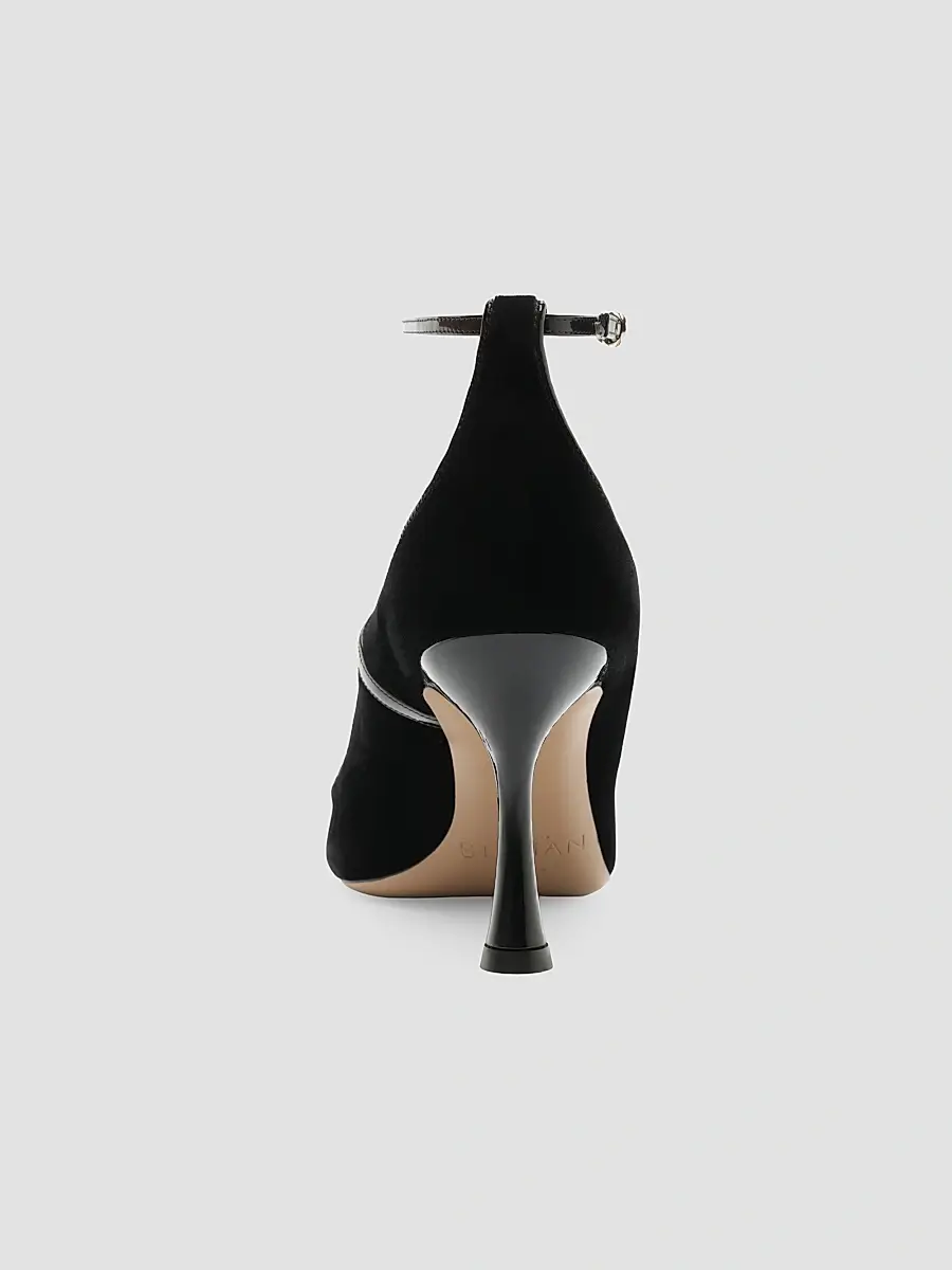 Alexandre Birman Women's Tita Wave 85MM Velvet & Patent Leather Pumps | Thumbnail 4 Alexandre Birman Women's Tita Wave 85MM Velvet & Patent Leather Pumps | Thumbnail 4