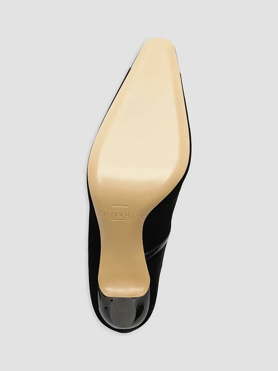 Alexandre Birman Women's Tita Wave 85MM Velvet & Patent Leather Pumps | Thumbnail 9 Alexandre Birman Women's Tita Wave 85MM Velvet & Patent Leather Pumps | Thumbnail 9