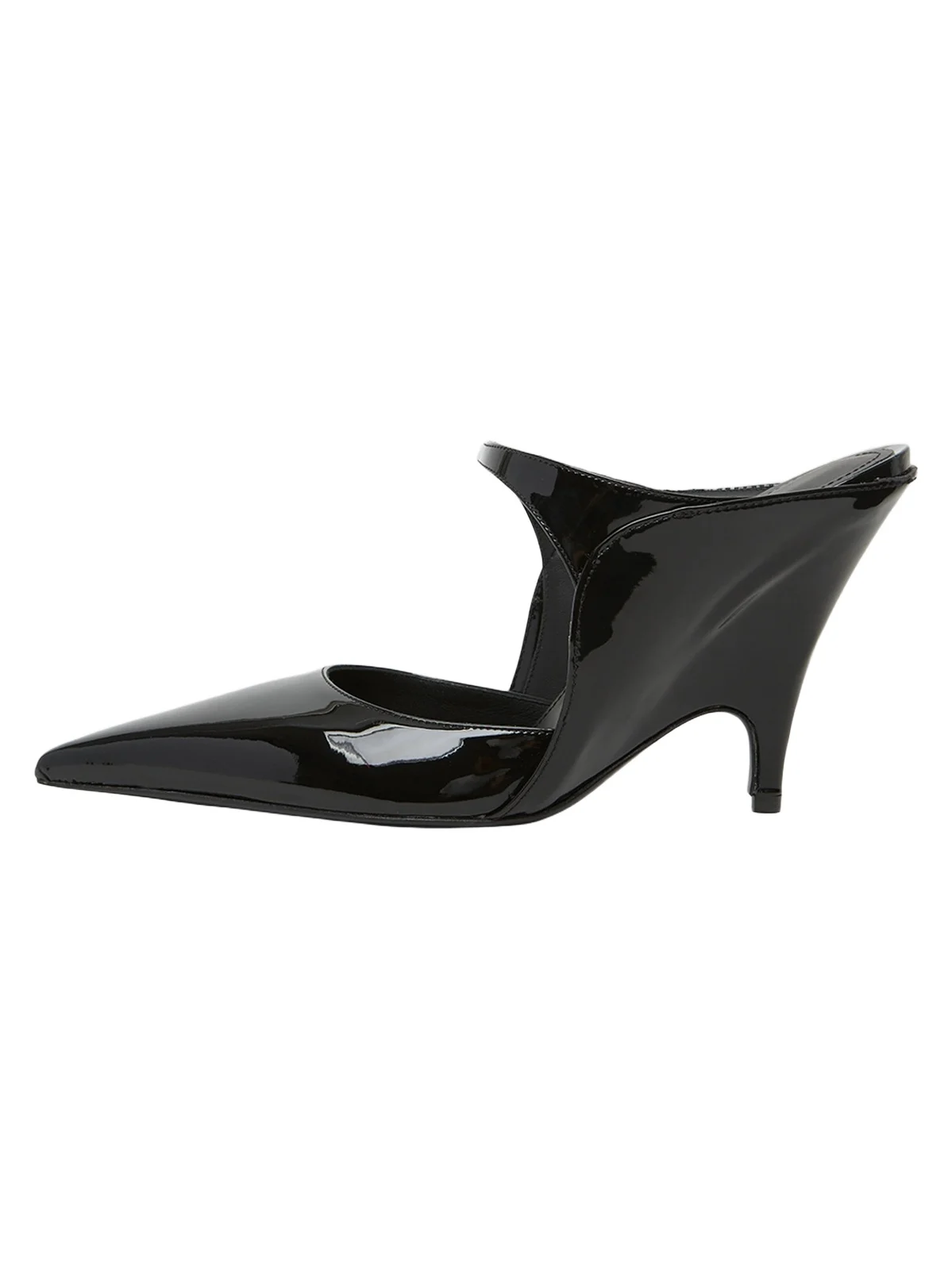 Ferragamo Women's Jasir 95MM Patent Leather Stiletto Mules