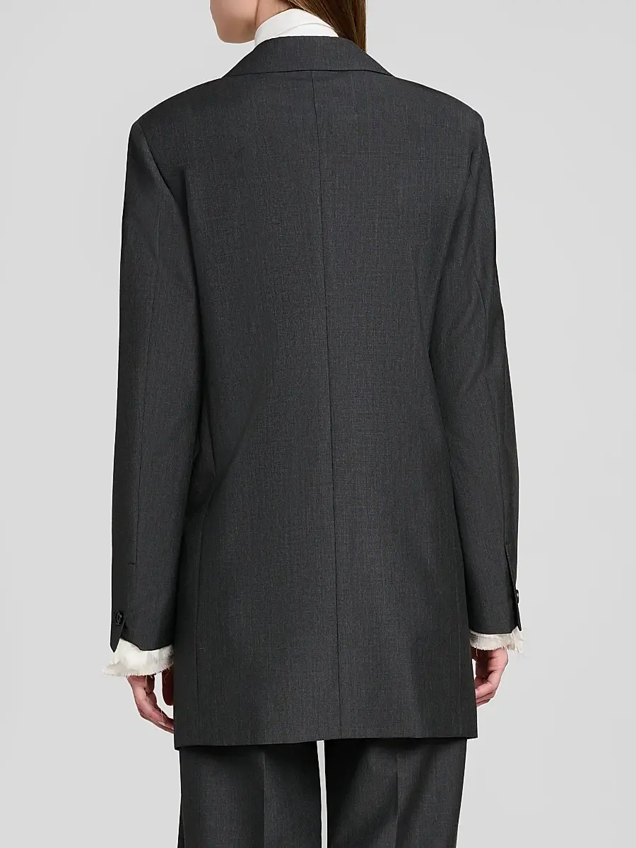 Jil Sander Women's Wool-Mohair Single-Breasted Jacket | Thumbnail 3 Jil Sander Women's Wool-Mohair Single-Breasted Jacket | Thumbnail 3