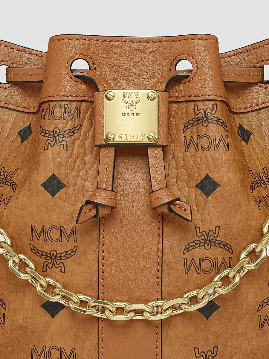 MCM Women's Dessau VI Drawstring Mini Bucket Bag | Thumbnail 3