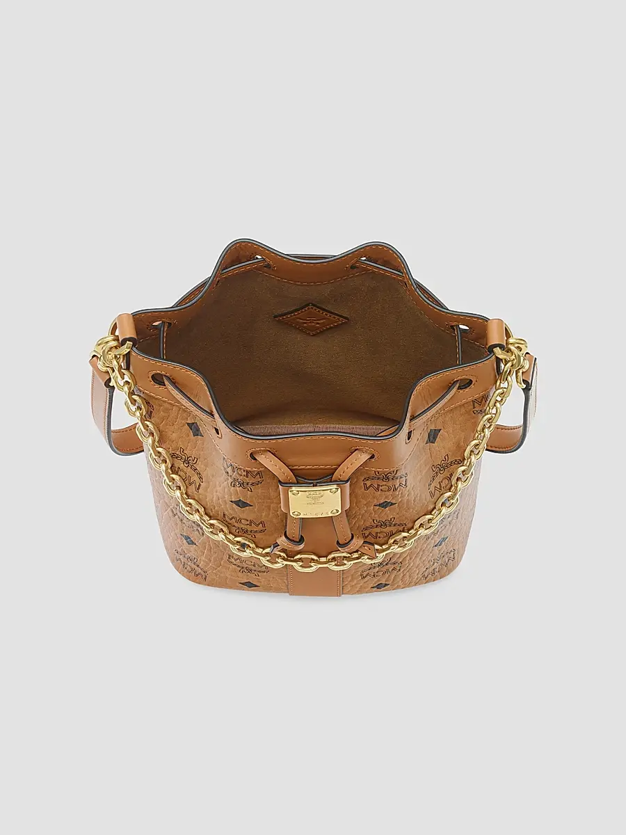 MCM Women's Dessau VI Drawstring Mini Bucket Bag | Thumbnail 4