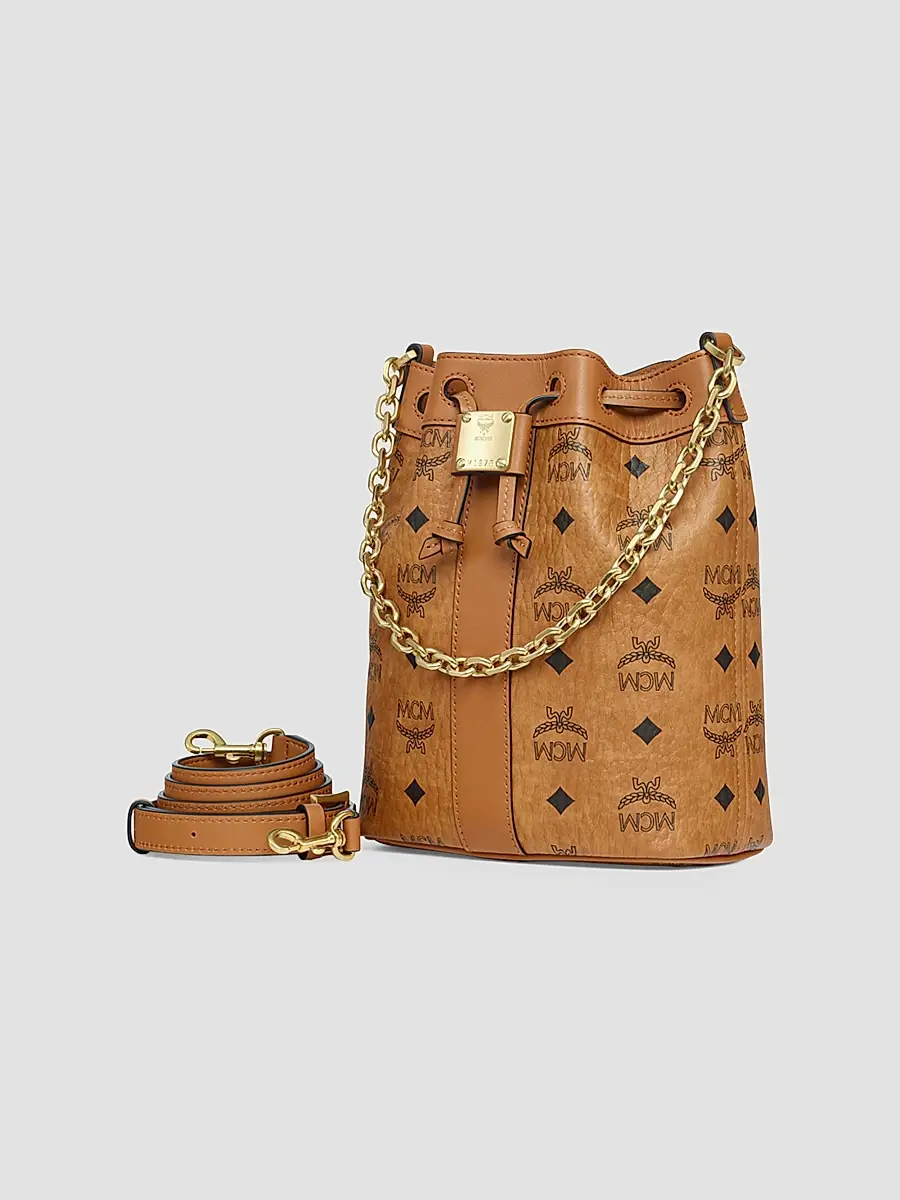 MCM Women's Dessau VI Drawstring Mini Bucket Bag | Thumbnail 5