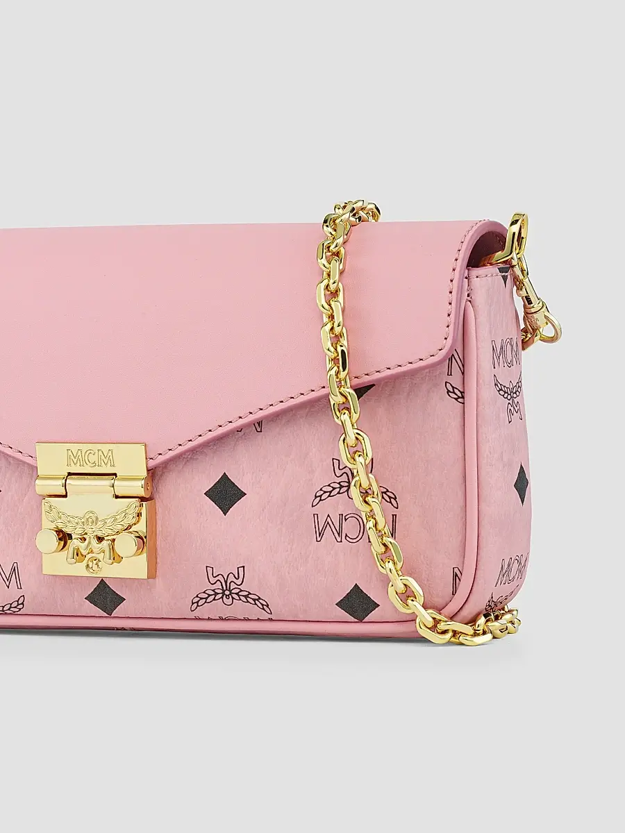 MCM Women's Tracy Visetos Mini Faux-Leather Crossbody Bag | Thumbnail 5 MCM Women's Tracy Visetos Mini Faux-Leather Crossbody Bag | Thumbnail 5