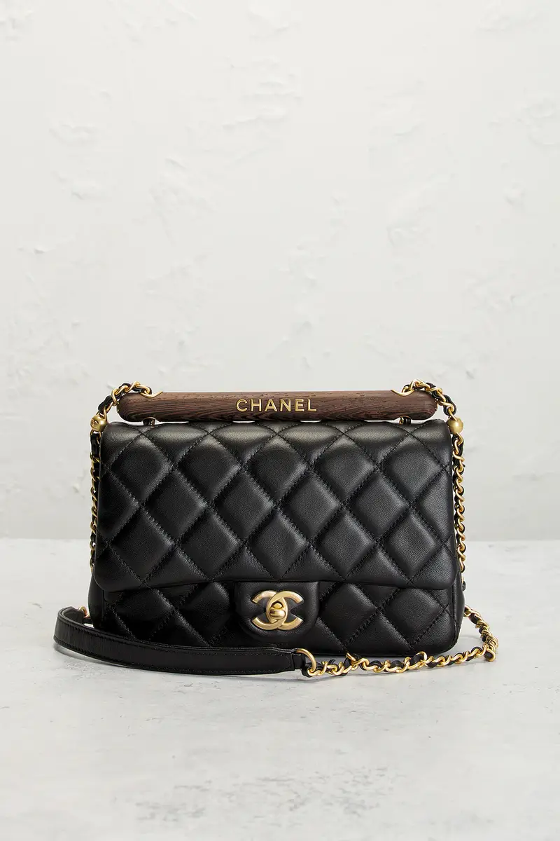 Chanel Chanel Lambskin Small Wenge Wood Flap Bag | Thumbnail 2 Chanel Chanel Lambskin Small Wenge Wood Flap Bag | Thumbnail 2