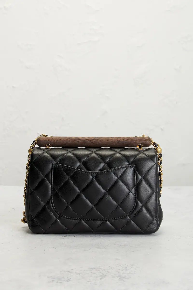 Chanel Chanel Lambskin Small Wenge Wood Flap Bag | Thumbnail 3 Chanel Chanel Lambskin Small Wenge Wood Flap Bag | Thumbnail 3
