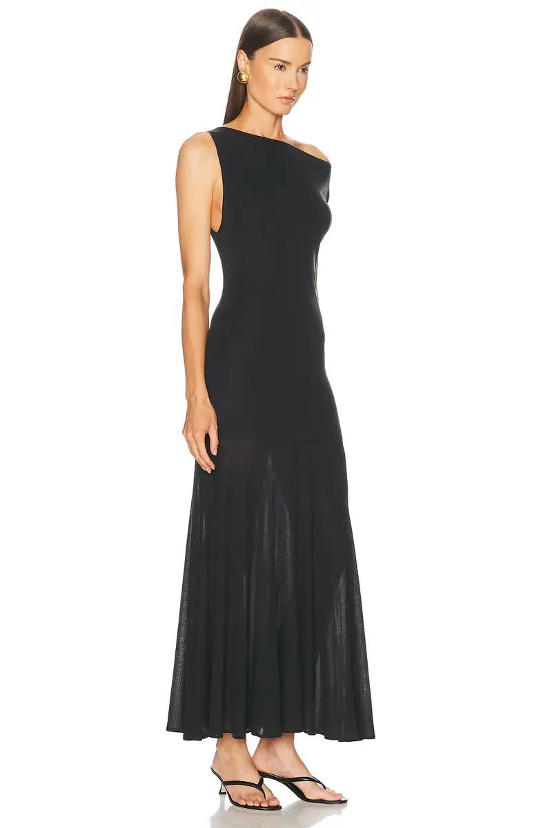 St. Agni Fine Jersey Circle Hem Dress | Thumbnail 2