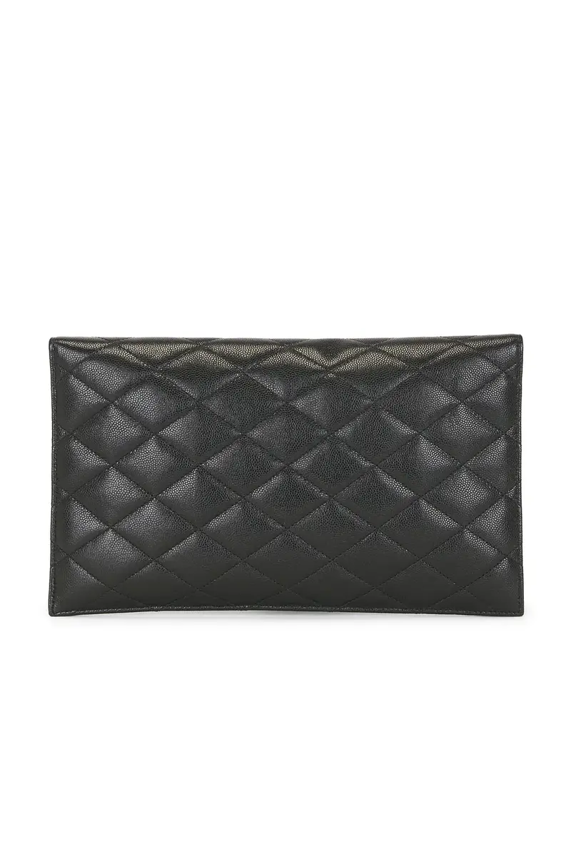 Saint Laurent Grain De Poudre Matelasse Pouch | Thumbnail 2
