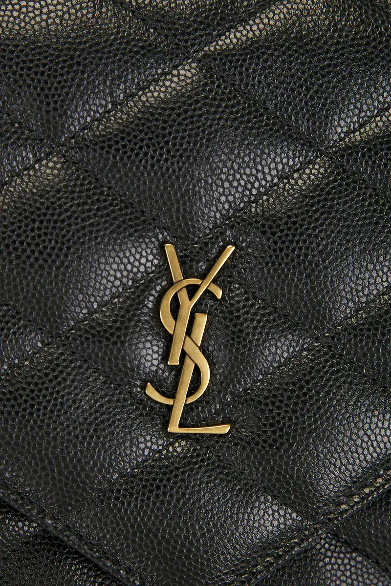 Saint Laurent Grain De Poudre Matelasse Pouch | Thumbnail 6