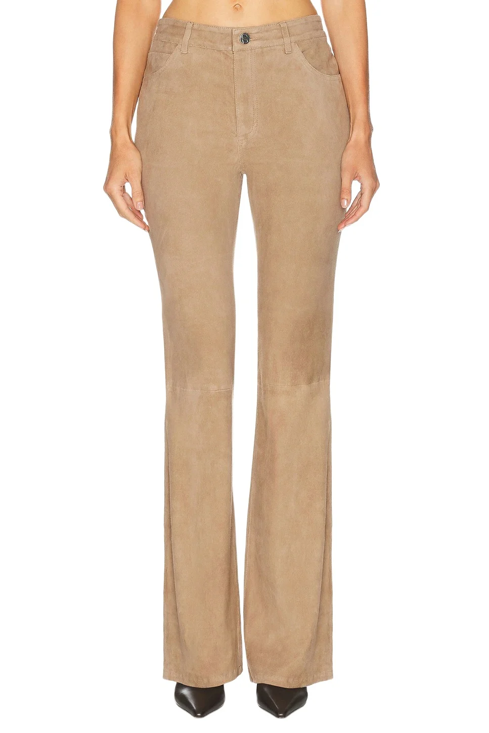5 Pocket Micro Suede Flare Pant 5 Pocket Micro Suede Flare Pant