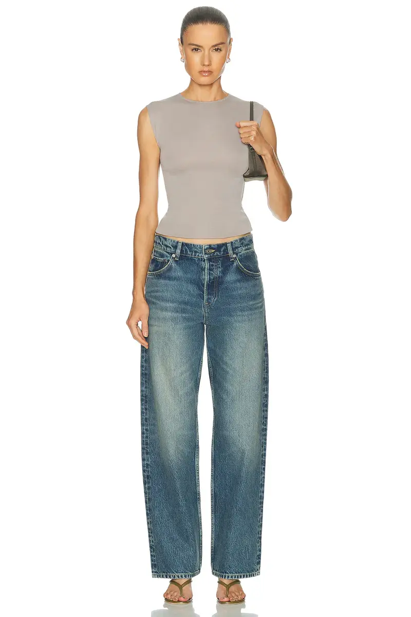 EB Denim Mid Rise Baggy Jean | Thumbnail 5