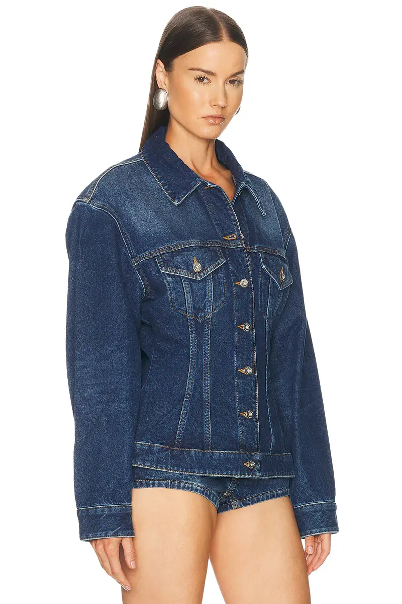 Mugler Hourglass Denim Jacket | Thumbnail 2