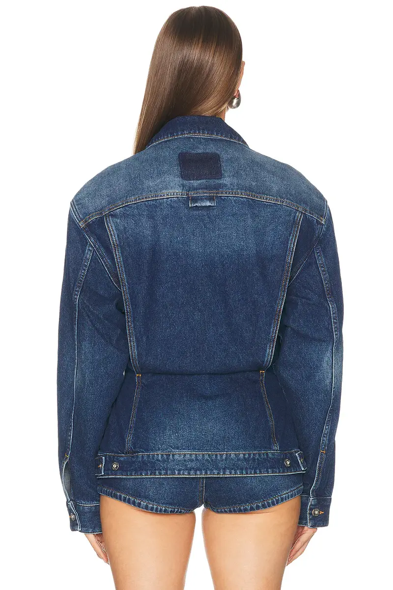Mugler Hourglass Denim Jacket | Thumbnail 3