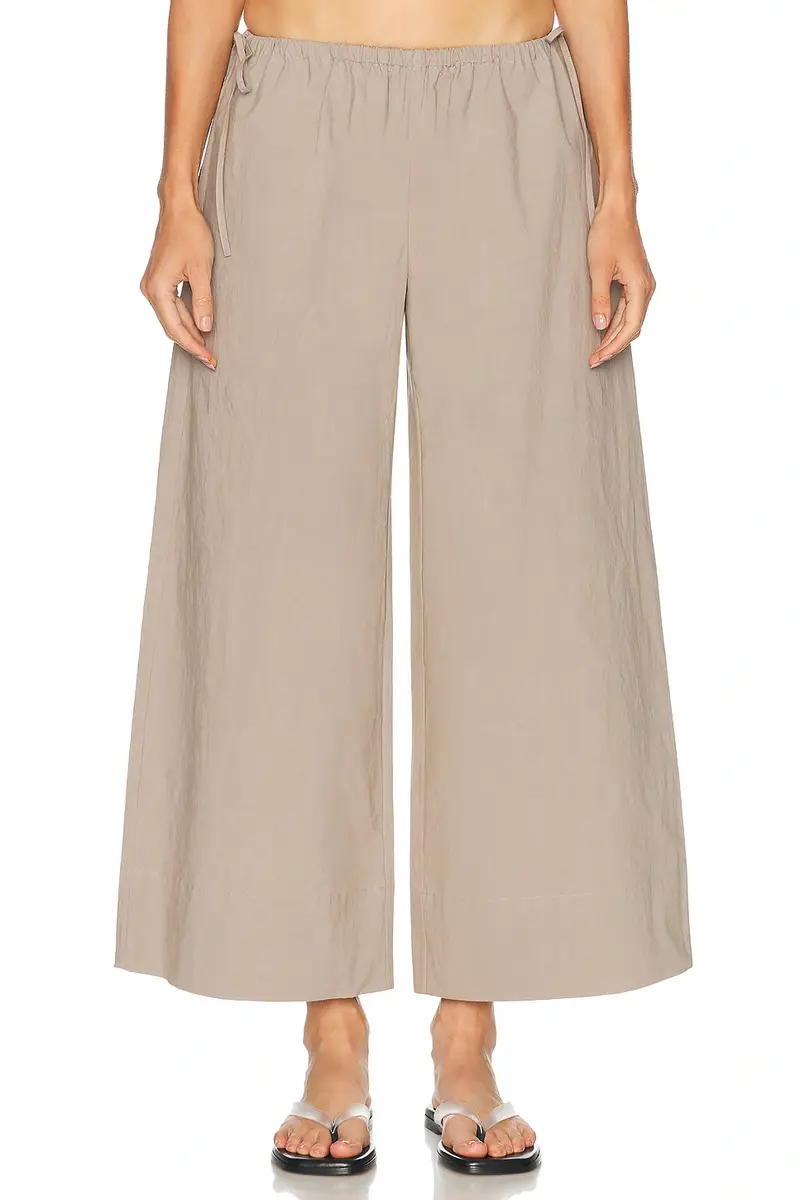St. Agni Technical Cotton Cropped Drawstring Pant | Thumbnail 2 St. Agni Technical Cotton Cropped Drawstring Pant | Thumbnail 2
