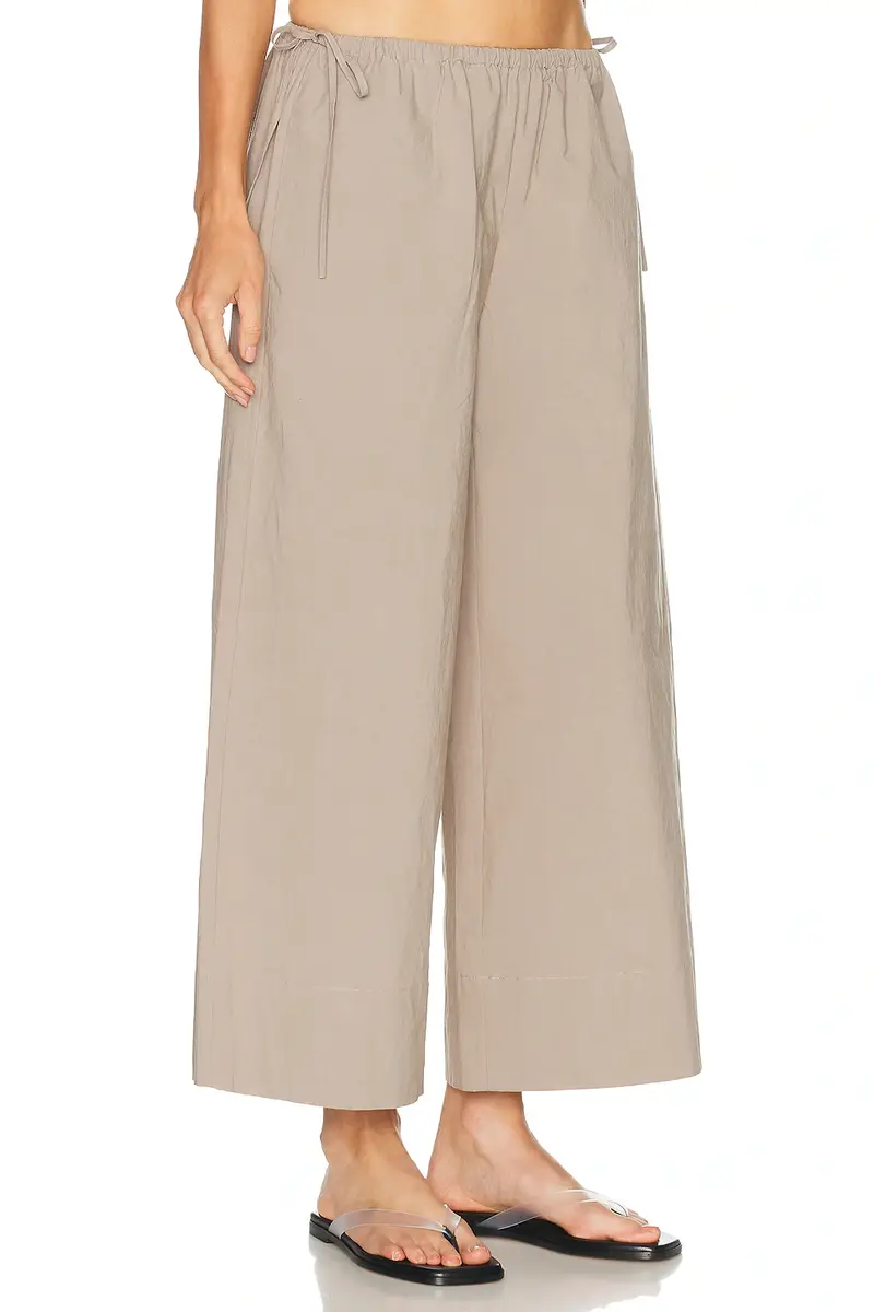 St. Agni Technical Cotton Cropped Drawstring Pant | Thumbnail 3 St. Agni Technical Cotton Cropped Drawstring Pant | Thumbnail 3