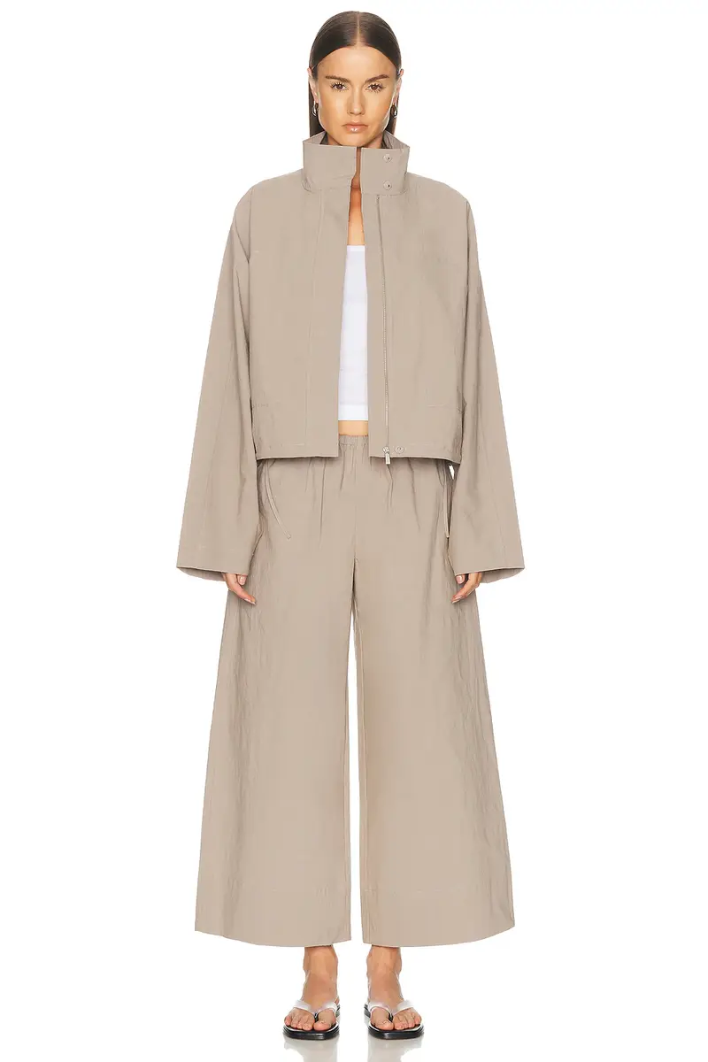 St. Agni Technical Cotton Cropped Drawstring Pant | Thumbnail 6 St. Agni Technical Cotton Cropped Drawstring Pant | Thumbnail 6