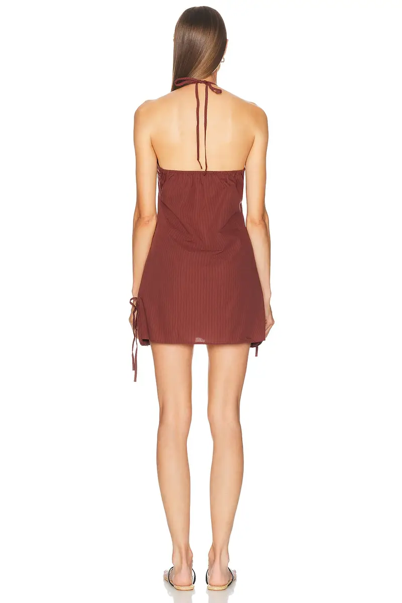 Deiji Studios Pocket Halter Dress | Thumbnail 3