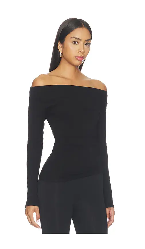 Naked Wardrobe NW Off-Shoulder Asymmetric Top | Thumbnail 2