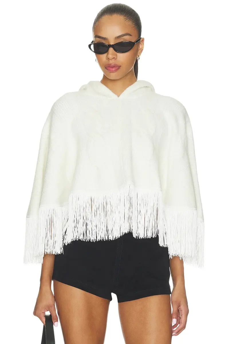 Understated Leather Whistle Poncho