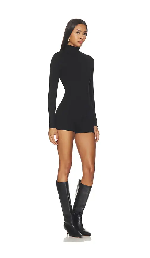 Naked Wardrobe Butter Turtleneck Contour Romper | Thumbnail 2 Naked Wardrobe Butter Turtleneck Contour Romper | Thumbnail 2