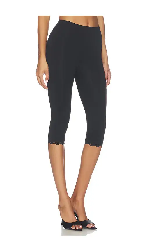 Naked Wardrobe Naked Form Lace Capri Leggings | Thumbnail 2 Naked Wardrobe Naked Form Lace Capri Leggings | Thumbnail 2