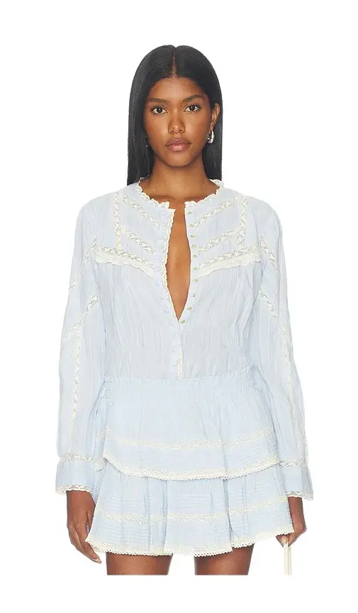 LoveShackFancy Miah Top