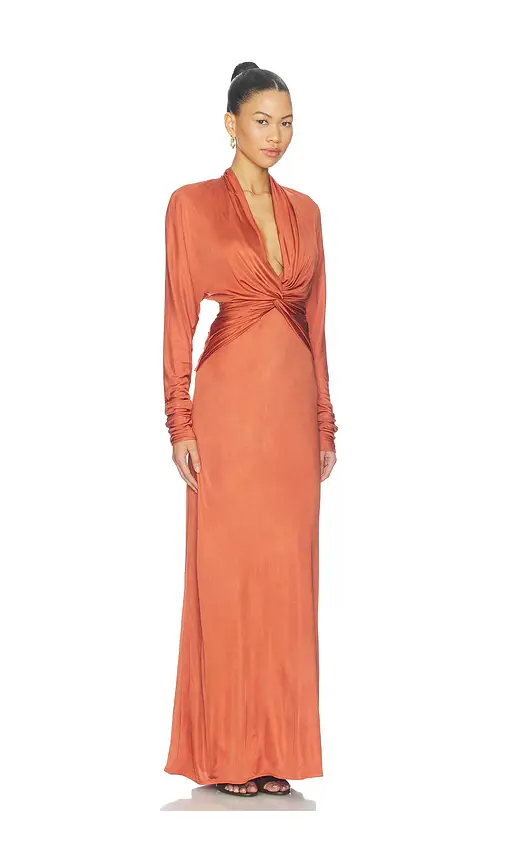 Misha Twist Jersey Longsleeve Dress | Thumbnail 2 Misha Twist Jersey Longsleeve Dress | Thumbnail 2