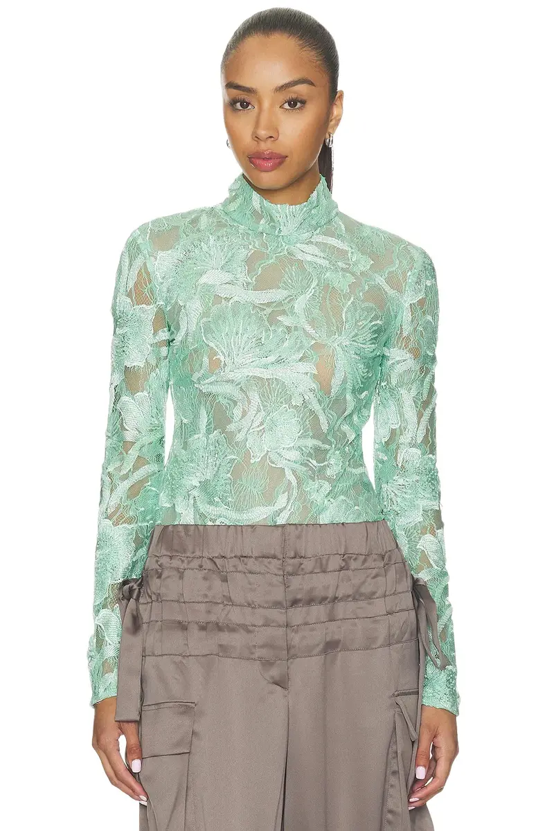Aknvas Freja Beaded Lace Top