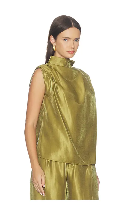 Amanda Uprichard Sleeveless Fabienne Top | Thumbnail 2 Amanda Uprichard Sleeveless Fabienne Top | Thumbnail 2