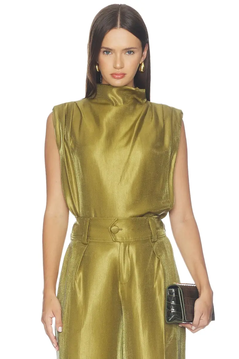 Amanda Uprichard Sleeveless Fabienne Top