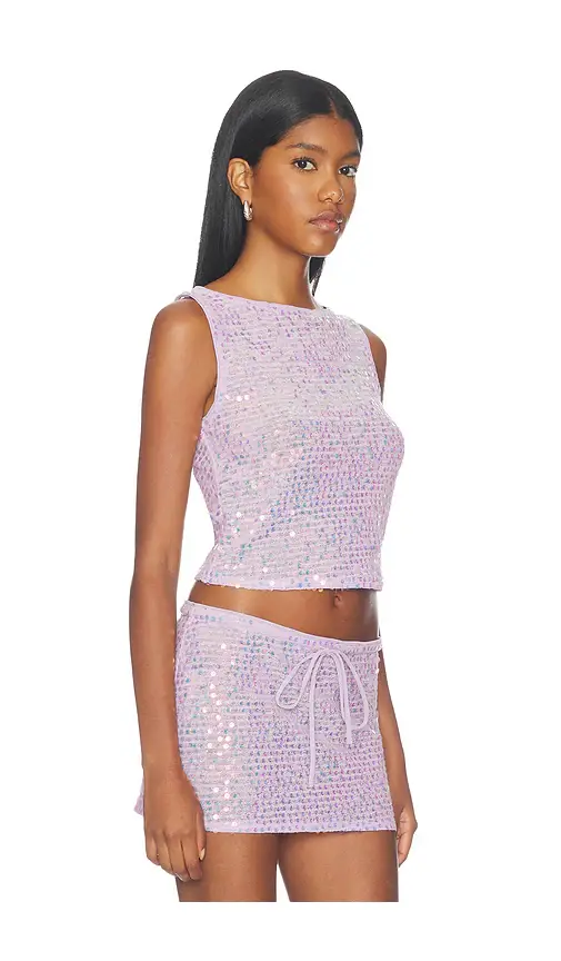 Lovers and Friends Erin Sequin Top | Thumbnail 2 Lovers and Friends Erin Sequin Top | Thumbnail 2