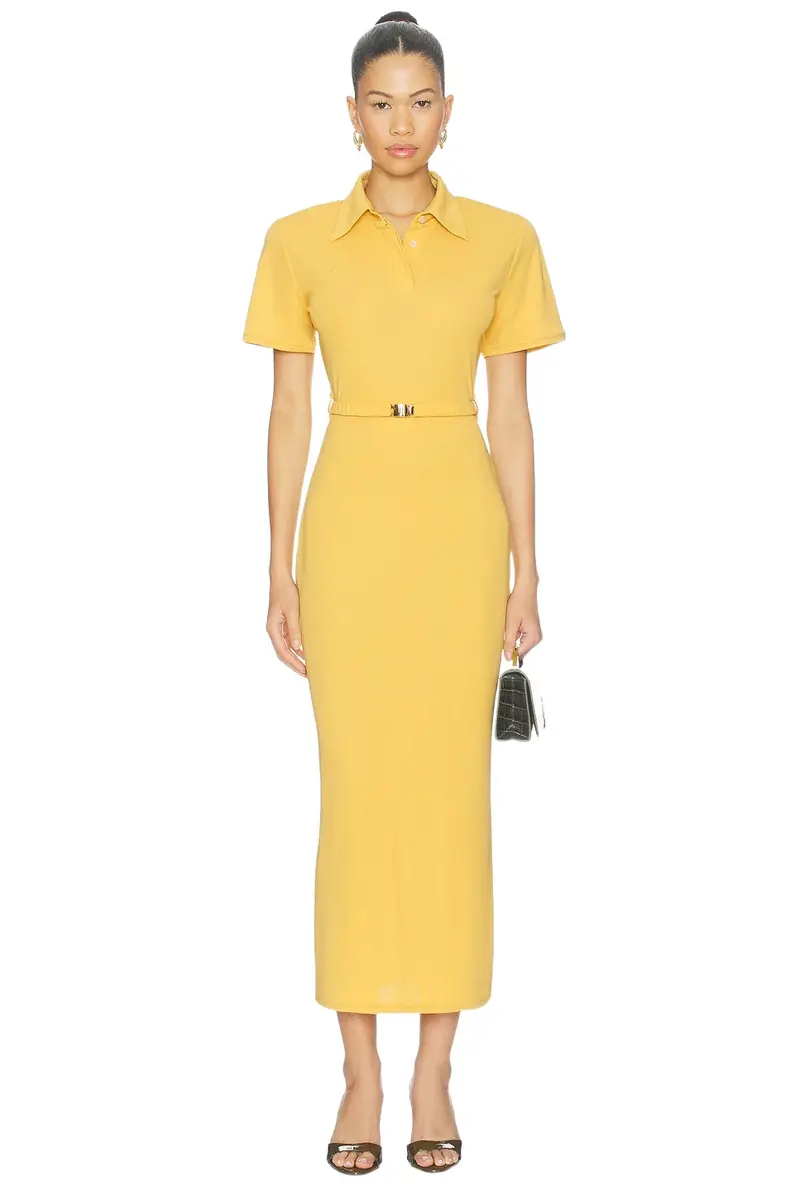 Rowen Rose Jersey Polo Dress