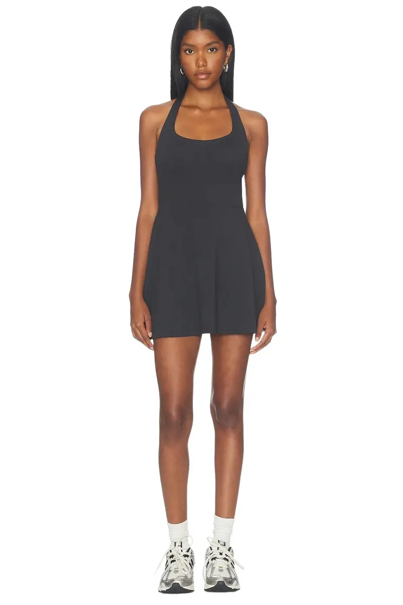 Vuori Tiebreak Halter Dress