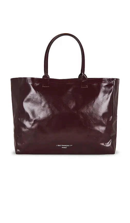 Anine Bing Leo Coated Canvas Tote Bag | Thumbnail 2 Anine Bing Leo Coated Canvas Tote Bag | Thumbnail 2