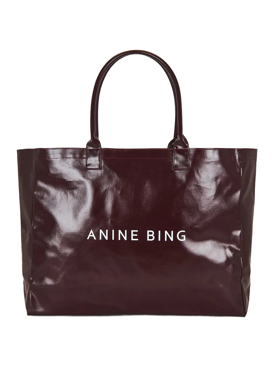Leo Coated Canvas Tote Bag