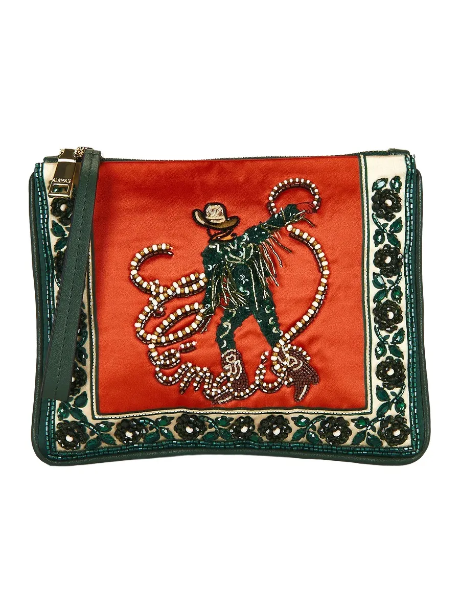 Ace Cowboy Embellished Clutch Ace Cowboy Embellished Clutch
