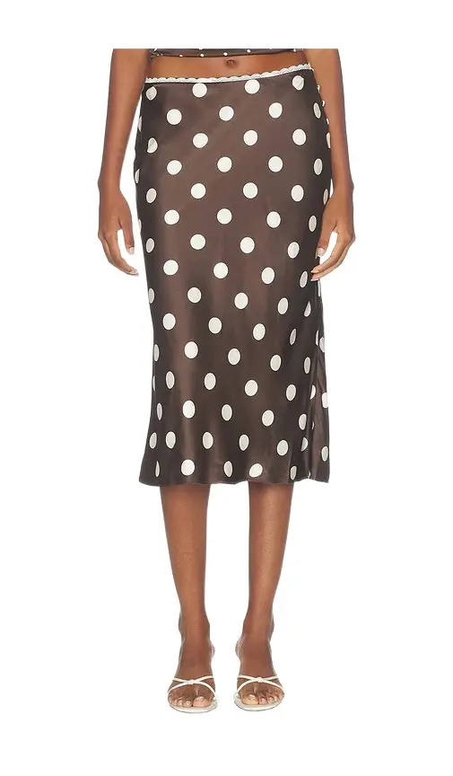 MAJORELLE Mabel Slip Skirt