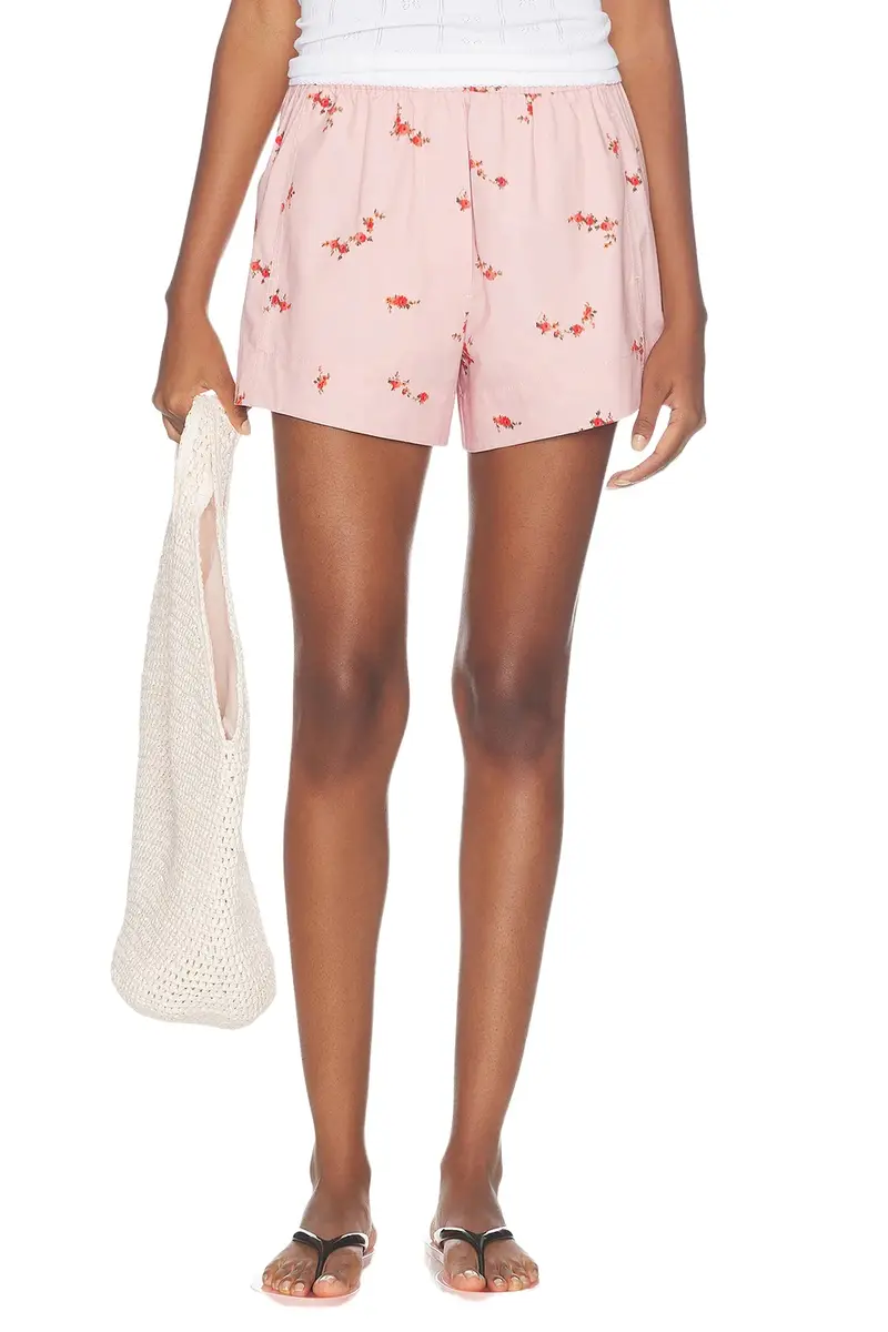 Printed Stretch Cotton Short Printed Stretch Cotton Short