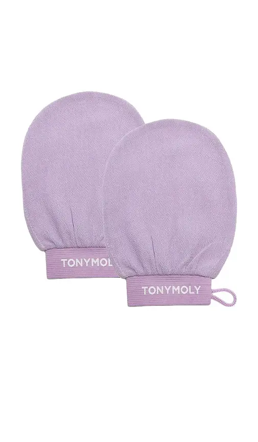 TONYMOLY Plum Bum K-Spa Body Exfoliating Glove