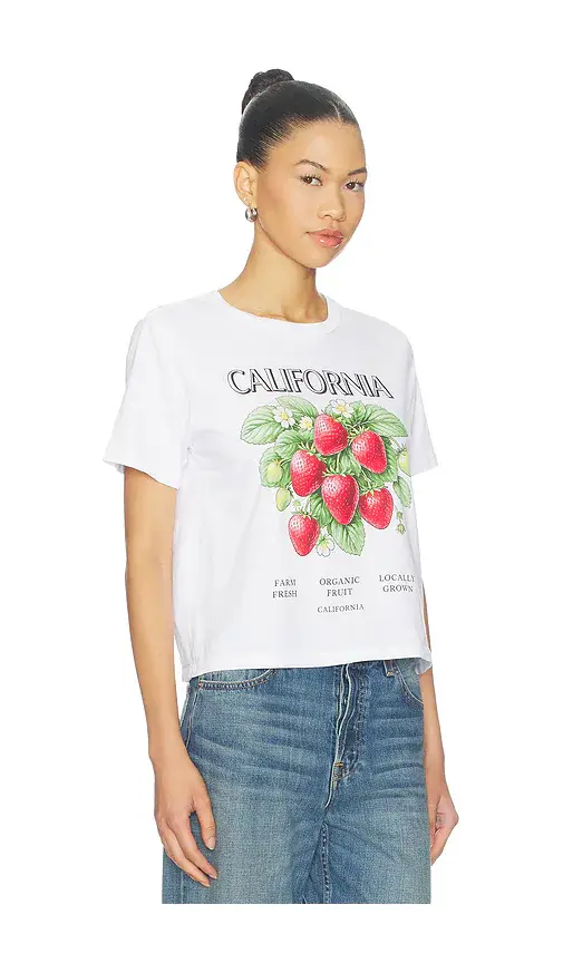 Sunny Somewhere California Strawberries Everyday Tee | Thumbnail 2 Sunny Somewhere California Strawberries Everyday Tee | Thumbnail 2