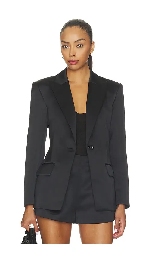Ulla Johnson Soline Satin Blazer | Thumbnail 2