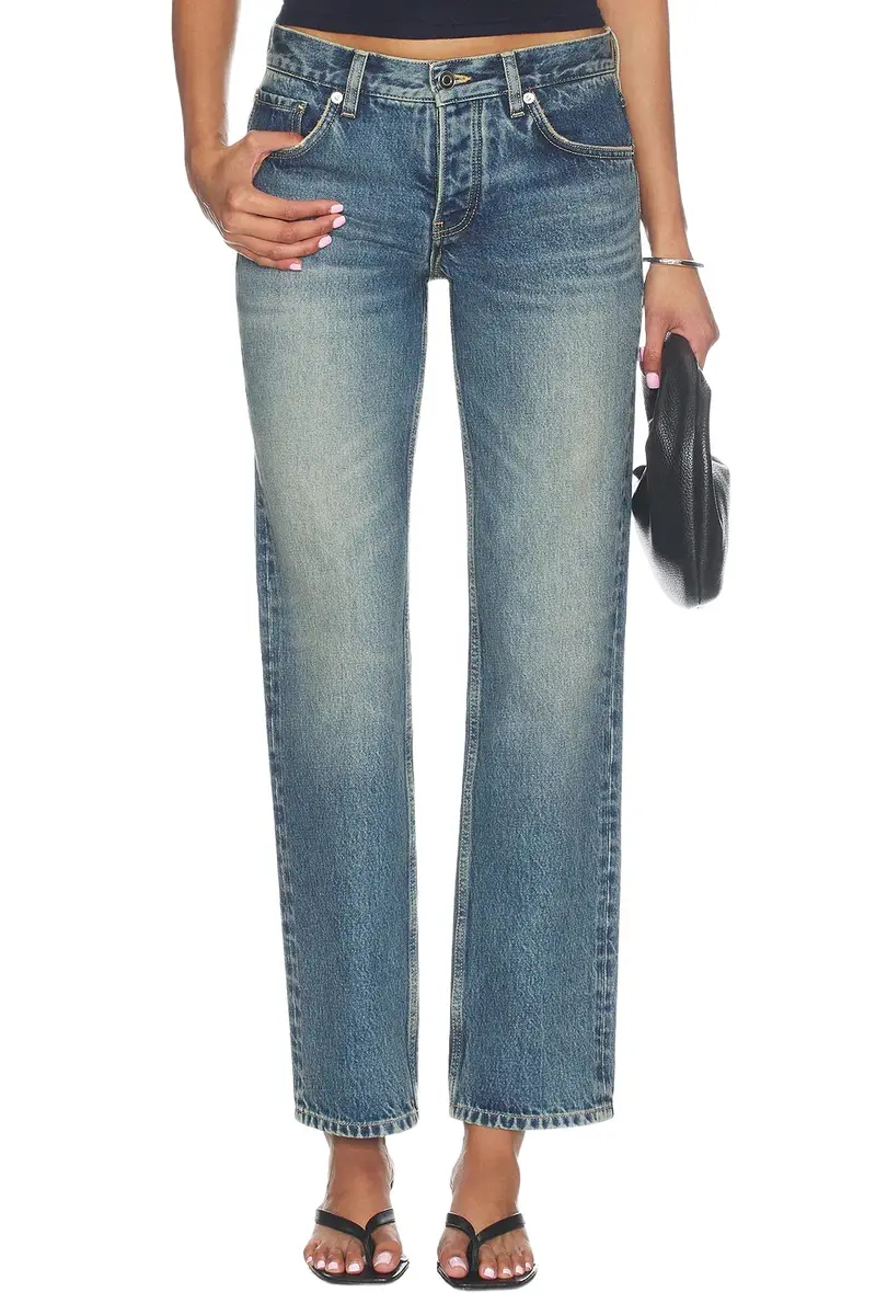 EB Denim Ariel Mid Rise Wedgie