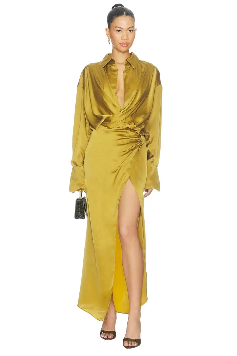 The Andamane Paloma Shirt Maxi Dress