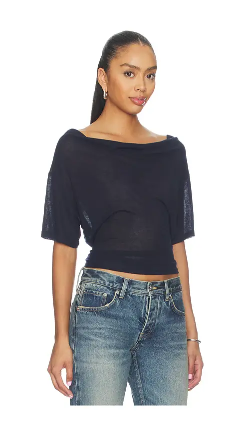 EB Denim Madeo Cowl Neck Tee | Thumbnail 2 EB Denim Madeo Cowl Neck Tee | Thumbnail 2