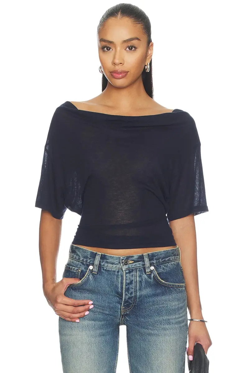 Madeo Cowl Neck Tee