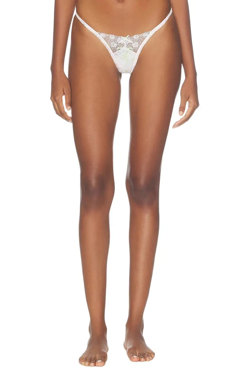 Pastel Bouquets Thong Panty Pastel Bouquets Thong Panty